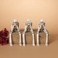 Assorted Poly Resin Skeleton Shelf Sitter