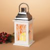 12 Inch Winter Woods Lantern with Candle