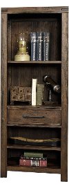 101917-105031 Burnished Walnut Brown Bookcase - St. Croix