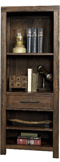 101917-105031 Burnished Walnut Brown Bookcase - St. Croix