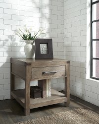 101919-105040 Burnished Walnut Brown End Table - St. Croix
