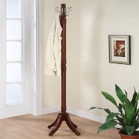 Merlot Contemporary Coat Rack