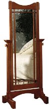 Mission Oak Mirror - Cheval -2