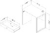 10535 White Desk with 1 Drawer - Interface -5