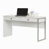 10536 White Desk with 2 Drawers - Interface -3