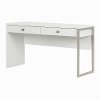 10536 White Desk with 2 Drawers - Interface -4
