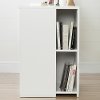 10537 Pure White Desk with Storage and Baskets - Interface -6