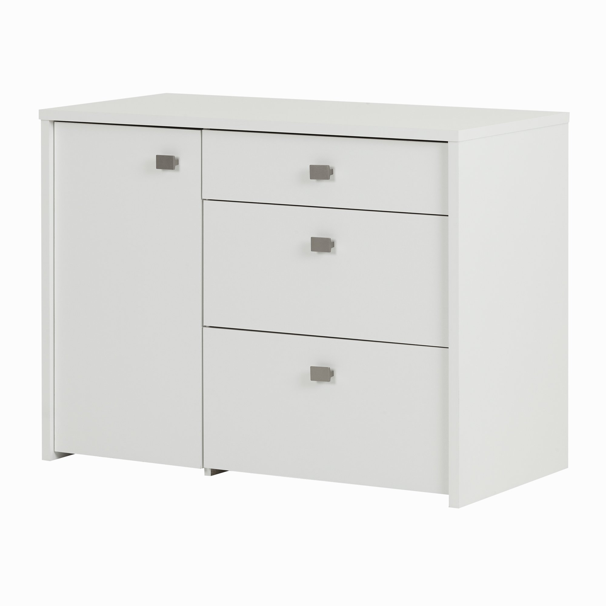 10538 White Storage Unit with File Drawer - Interface -2