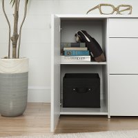 10538 White Storage Unit with File Drawer - Interface -5