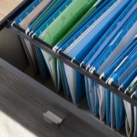 10539 Gray Oak Storage Unit with File Drawer - Interface-5