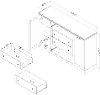 10244 Winter Oak 4-Drawer Dresser with Doors - Avilla -8