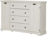10244 Winter Oak 4-Drawer Dresser with Doors - Avilla -6