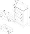 10245 Winter Oak 5-Drawer Chest - Avilla -6