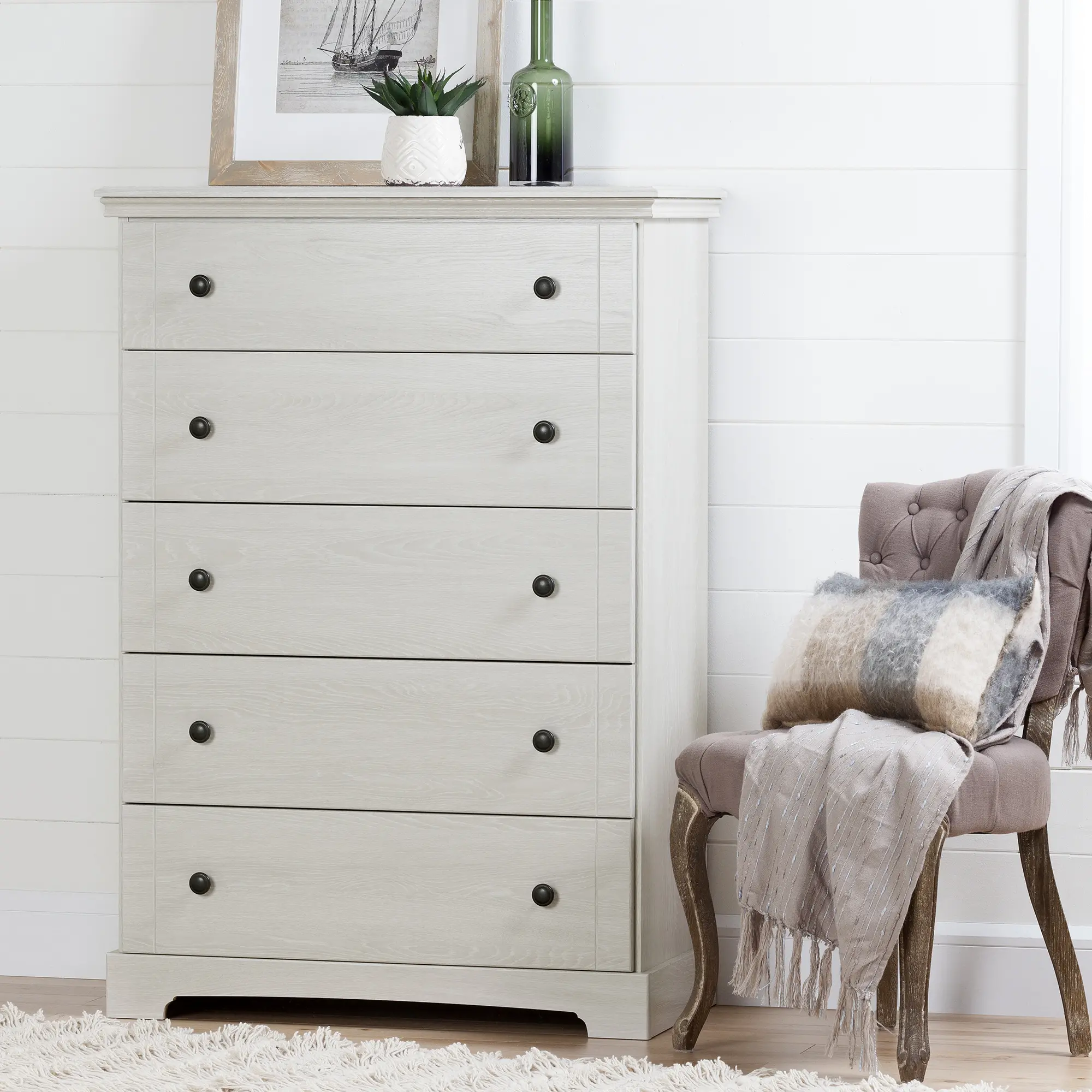 10245 Winter Oak 5-Drawer Chest - Avilla-1