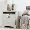 10247 Avilla Winter Oak 2-Drawer Nightstand - South Shore