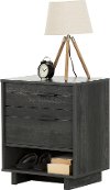 10553 Modern Gray Oak Nightstand with Sliding Shelf - Fynn-4
