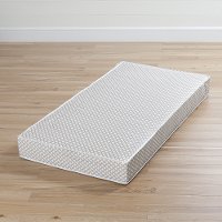 100234 Gray and White Baby Crib & Toddler Mattress - Somea