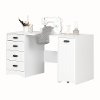 10544 White Sewing Craft Table with Storage - Artwork -8