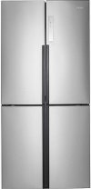 HRQ16N3BGS Haier 4 Door Counter Depth French Door Refrigerator - 16.4 cu. ft., 33 Inch Stainless Steel