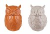 Assorted Orange or White Owl Canister