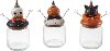 Assorted Resin and Glass Pumpkin Peeps Container