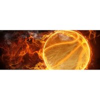 1171905 Flaming Basketball