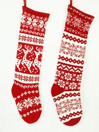 Assorted 28 Inch Knit Stocking