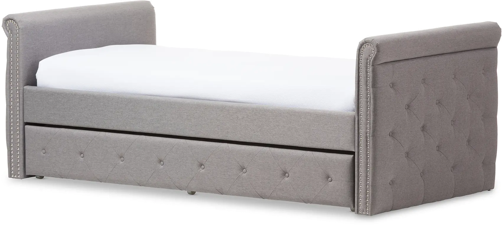 Swamson Gray Tufted Twin Daybed-2
