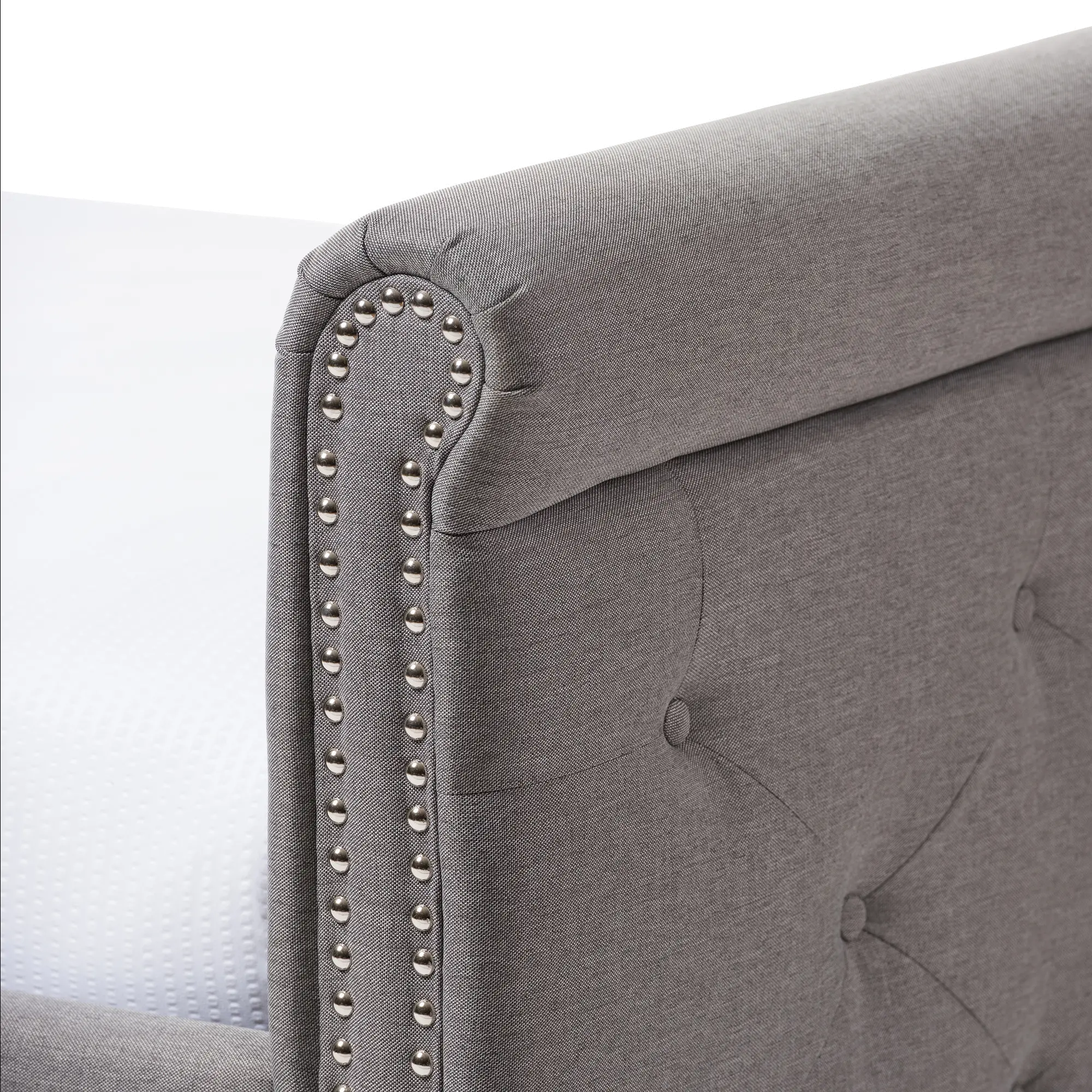 Swamson Gray Tufted Twin Daybed-5