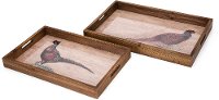 20 Inch Pheasant Tray with Cut Out Handles
