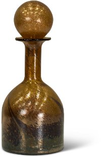 14 Inch Multi Color Faison Glass Bottle with Stopper-3