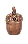 Clearance Small Bronze Acorn Jar