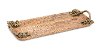 Harvest Bounty Mango Wood Cutting Board with Handles