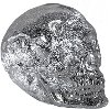 Mercury Glass Skull