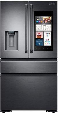 RF23M8590SG Samsung Counter Depth French Door Smart Refrigerator with Family Hub - 22.2 cu. ft., 36 Inch Black Stainless Steel