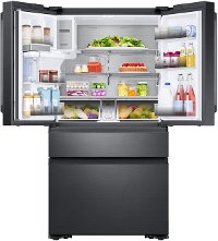 RF23M8590SG Samsung Counter Depth French Door Smart Refrigerator with Family Hub - 22.2 cu. ft., 36 Inch Black Stainless Steel-2