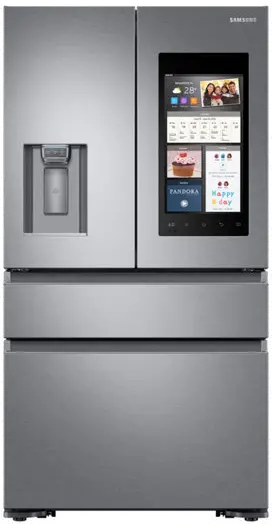 RF23M8570SR Samsung 22.2 cu ft 4 Door Refrigerator - Counter Depth Stainless Steel-1