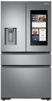 RF23M8570SR Samsung 22.2 cu ft 4 Door Refrigerator - Counter Depth Stainless Steel