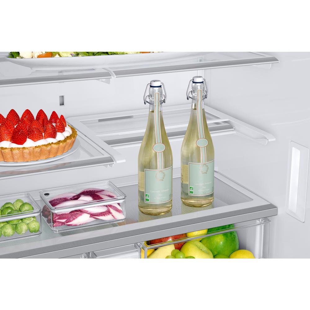 RF23M8570SR Samsung 22.2 cu ft Counter Depth French Door Refrigerator with Family Hub - 36 W Stainless Steel-3