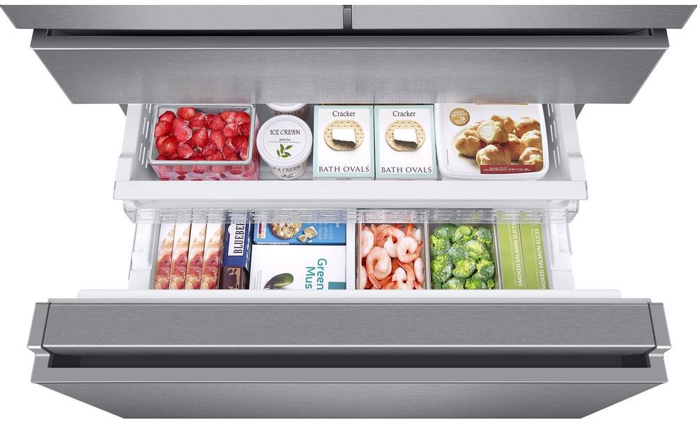 RF23M8570SR Samsung 22.2 cu ft Counter Depth French Door Refrigerator with Family Hub - 36 W Stainless Steel-5