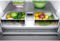 RF23M8090SR Samsung Counter Depth French Door Smart Refrigerator with FlexZone Drawer - 22.6 cu. ft., 36 Inch Stainless Steel-5