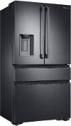 RF23M8090SG Samsung 36 Inch 4-Door French Door Refrigerator with Polygon Handle - Black Stainless Steel-2