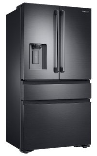 RF23M8090SG Samsung Counter Depth French Door Smart Refrigerator with FlexZone Drawer - 22.6 cu. ft., 36 Inch Black Stainless Steel-2