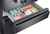 RF23M8090SG Samsung Counter Depth French Door Smart Refrigerator with FlexZone Drawer - 22.6 cu. ft., 36 Inch Black Stainless Steel-6