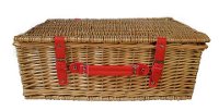 26169 Red Picnic Basket for 4 - Willow