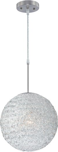 1 Light Incandescent Mini Pendant - Icy