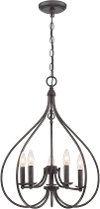 5-Light Incandescent Chandelier - Farrah