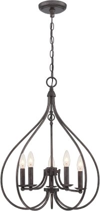 5-Light Incandescent Chandelier - Farrah