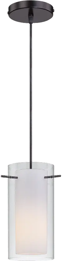 Transitional Black Pendant Lamp - Jaden
