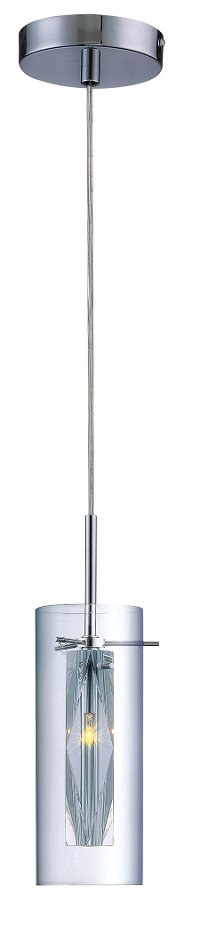 Mini-Pendant with Clear Glass Shade - Clarte